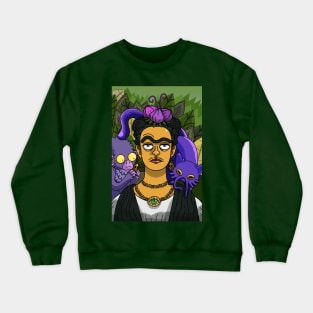 Fricka - Frida Kahlo and Rick tribute Crewneck Sweatshirt